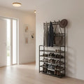 3-in-1 Entryway Coat & Shoe Rack Organizer