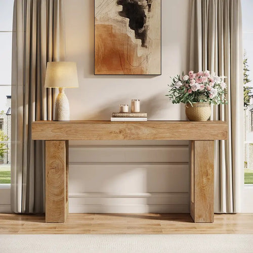 63" Chunky Farmhouse Console Table - view 2