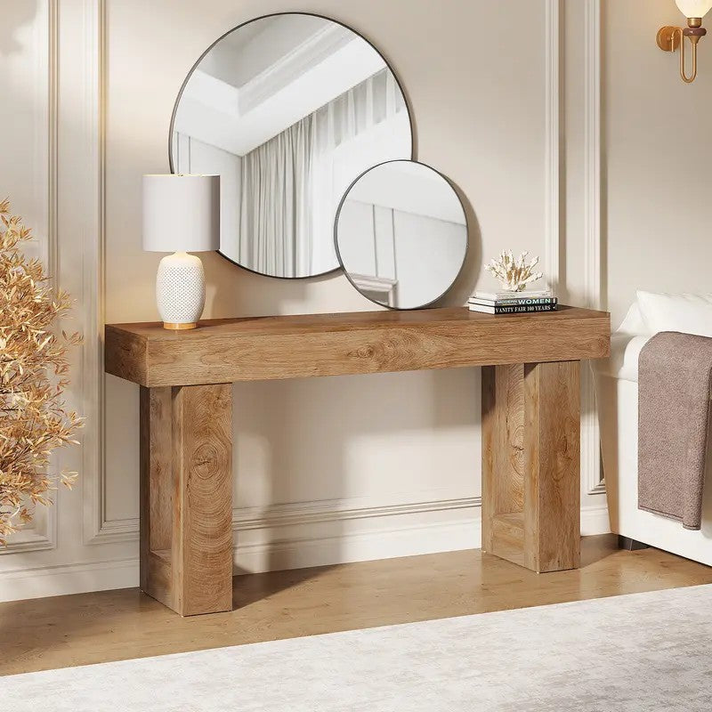 63" Chunky Farmhouse Console Table - view 4