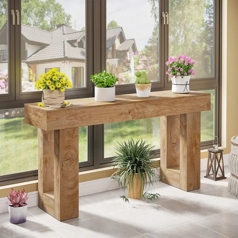 63" Chunky Farmhouse Console Table - view 5