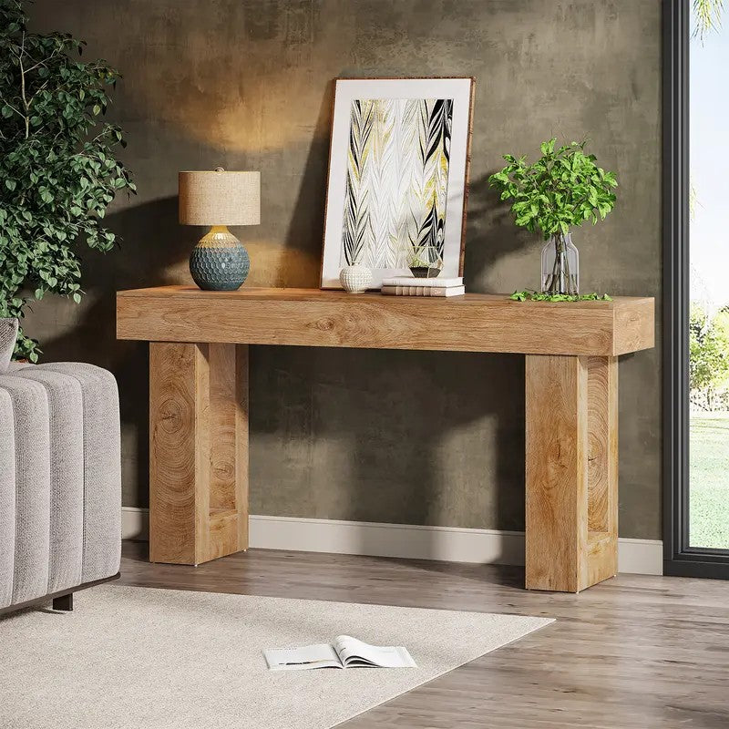 63" Chunky Farmhouse Console Table - view 6