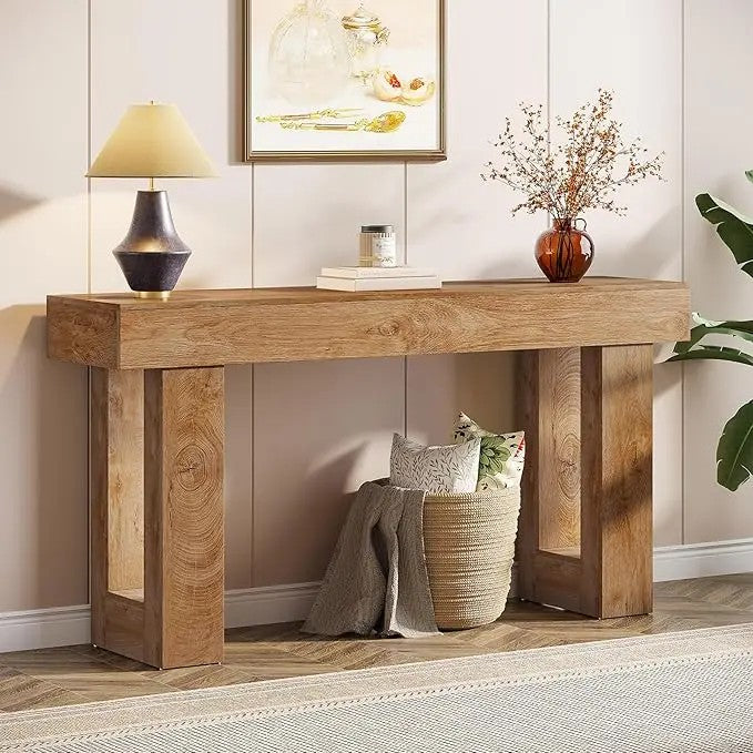 63" Chunky Farmhouse Console Table - view 8