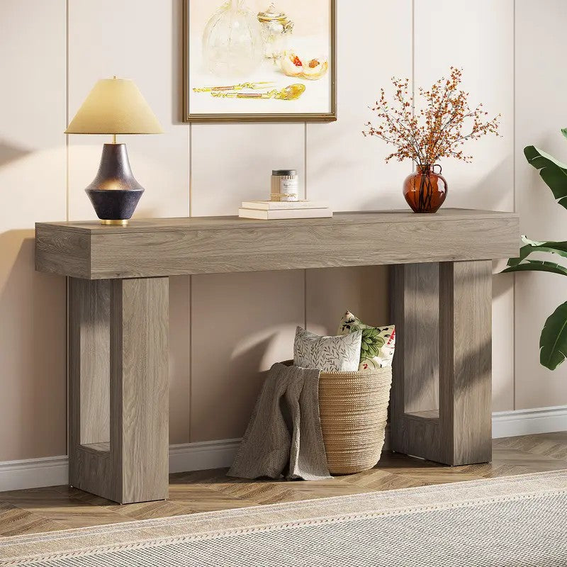 63" Chunky Farmhouse Console Table - view 10