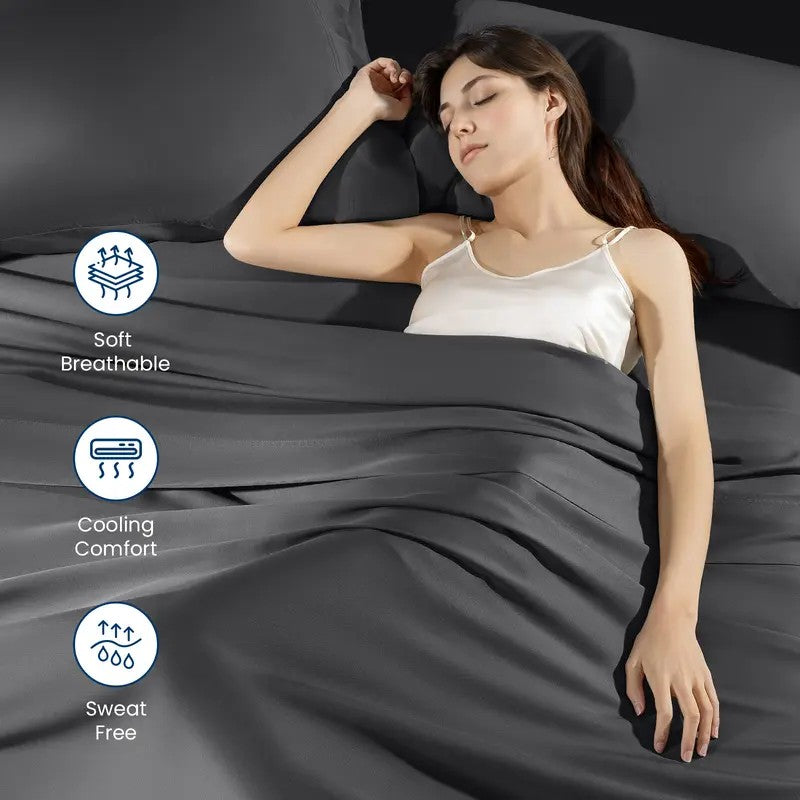 Silky Bamboo Cooling Sheet Set - view 4
