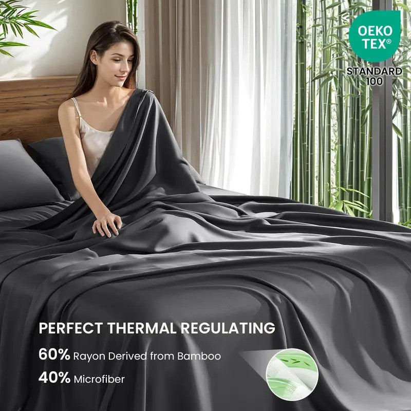 Silky Bamboo Cooling Sheet Set - view 9