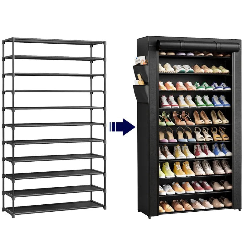 10-Tier Stackable Shoe Rack - view 5